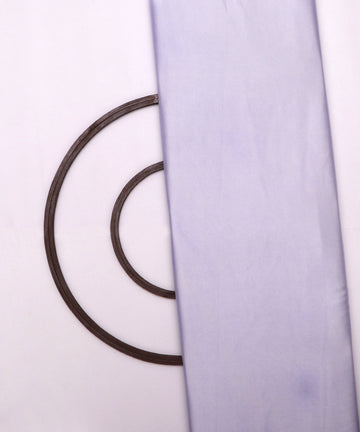 Aquatic White Colour Plain Satin Fabric